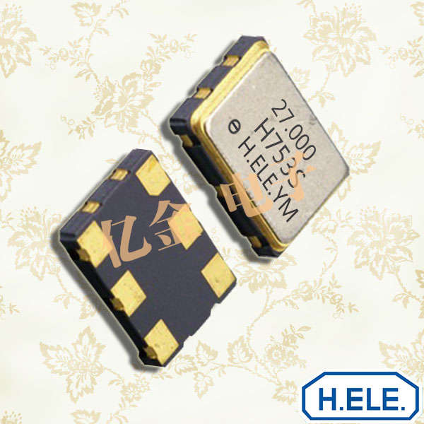 SSR080000F5CH,HELE臺灣加高晶振,7050四腳貼片晶振